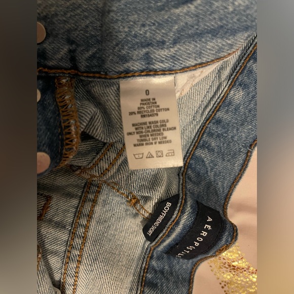 ripped denim boyfriend shorts - Picture 2 of 9